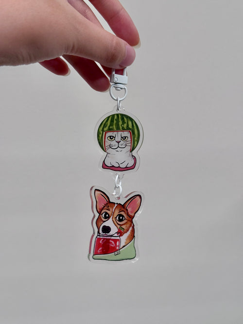 Fuji's Haven x Soh.Colourful Keychain